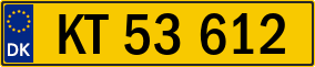 Truck License Plate